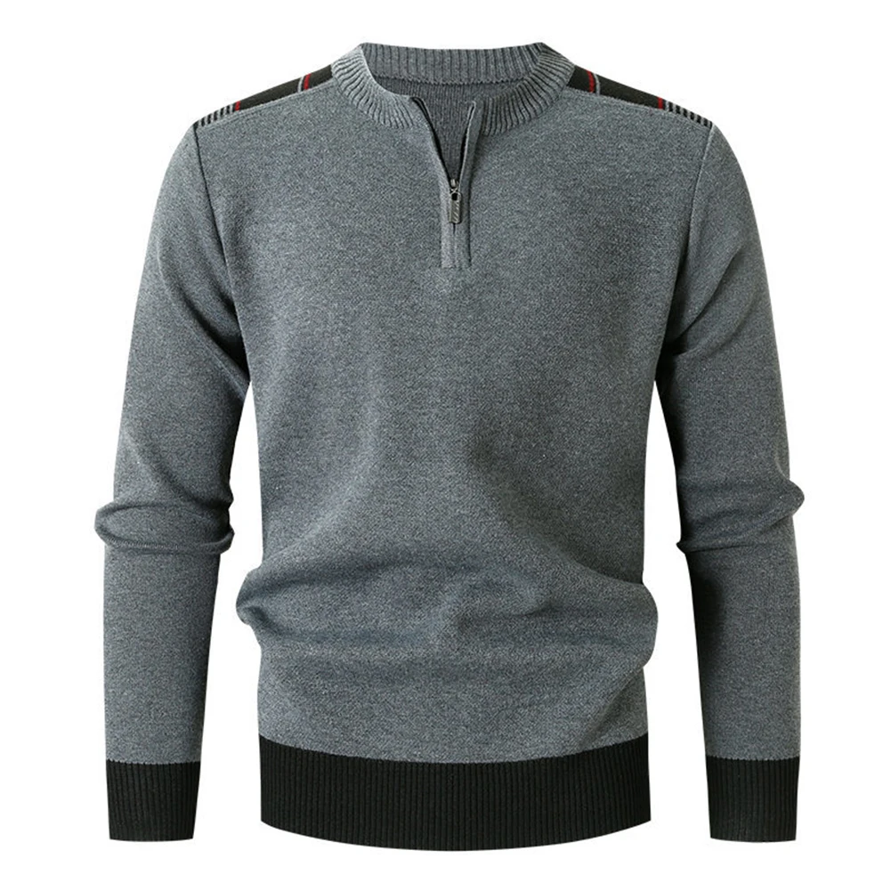 Pullovers Sweater Baggy Thermal Warm Knitwear Casual Colorblock Tops Crew Neck Knitted Sweaters Affordable For Men
Pullovers Sweater Baggy Thermal Warm Knitwear Casual Colorblock Tops Crew Neck Knitted Sweaters Affordable For Men