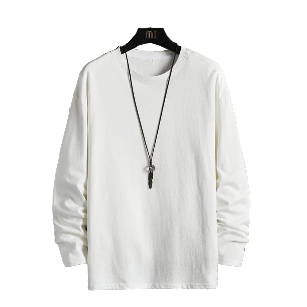 Fashion Solid Basic T-Shirts Casual Cotton Long Sleeves O Neck Autumn Pullover Tops Tees T Shirt Man Clothing For Men
Fashion Solid Basic T-Shirts Casual Cotton Long Sleeves O Neck Autumn Pullover Tops Tees T Shirt Man Clothing For Men
