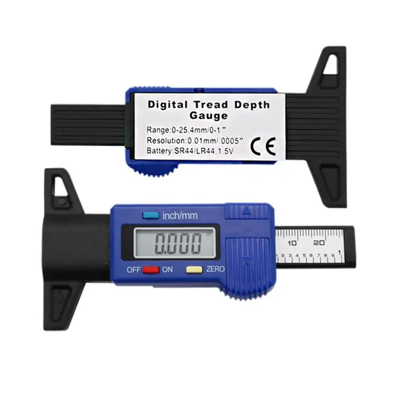 Tire Tread Gauge Digital LCD Display Tread Depth Checker 0-25.4mm Tires Depth Gauge With MM And Inch Conversion For Motorcycle
Tire Tread Gauge Digital LCD Display Tread Depth Checker 0-25.4mm Tires Depth Gauge With MM And Inch Conversion For Motorcycle