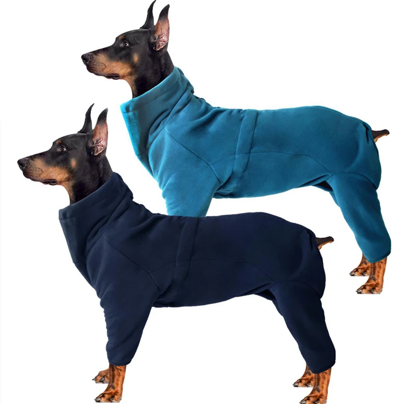 Winter Fleece Dog Jumpsuit Small Medium Large Dog Clothes Adjustable Turtleneck Overalls for Dogs Pitbull Greyhound
Winter Fleece Dog Jumpsuit Small Medium Large Dog Clothes Adjustable Turtleneck Overalls for Dogs Pitbull Greyhound