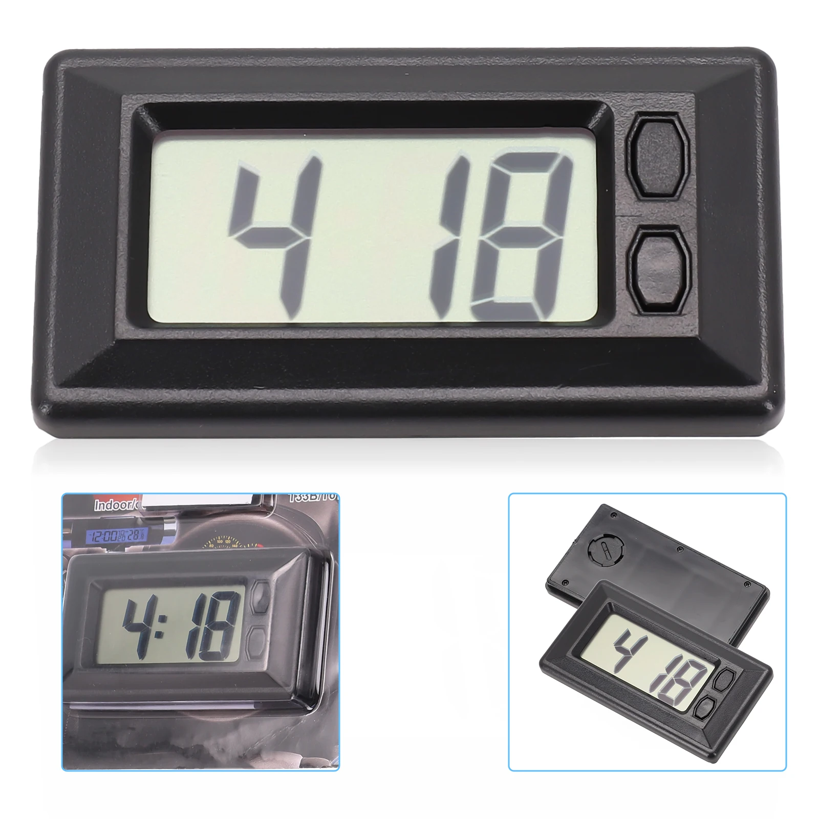 Accessories Car Clock 75x40x10mm Car Vehicle Dashboard Clock Digital Display Portable Smart Black High Quality
Accessories Car Clock 75x40x10mm Car Vehicle Dashboard Clock Digital Display Portable Smart Black High Quality