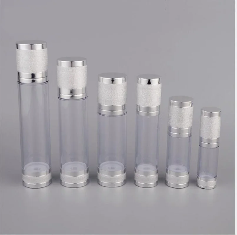 15ml30ml50ml10 0 мл Серебристая безвоздушная бутылка лосьон, эмульсия эссенция для туалета, водостойкая основа для макияжа, косметическая упаковка для кожи
15ml30ml50ml10 0 мл Серебристая безвоздушная бутылка лосьон, эмульсия эссенция для туалета, водостойкая основа для макияжа, косметическая упаковка для кожи