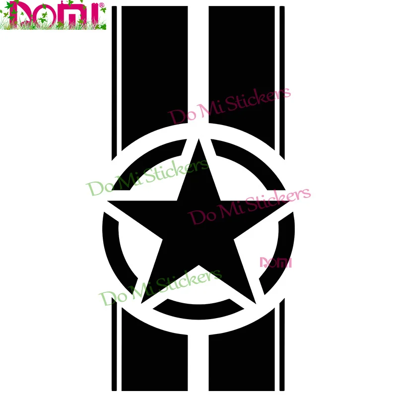 Quality Printed Star Military Stripes Decal Vinyl Hood for Wrangler and All Other 4x4 Models Accessories Decoration Die-Cut
Quality Printed Star Military Stripes Decal Vinyl Hood for Wrangler and All Other 4x4 Models Accessories Decoration Die-Cut