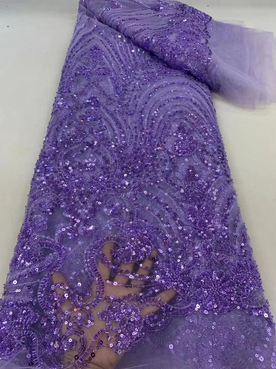 African Lace Fabric with Sequins, Embroidered Fabric, Handmade Beads, French Net, Nigerian Tulle, High Quality, 2024
African Lace Fabric with Sequins, Embroidered Fabric, Handmade Beads, French Net, Nigerian Tulle, High Quality, 2024