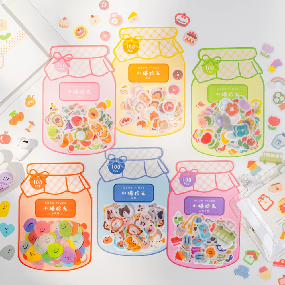 100Pcs/Pack Cute Stickers DIY Hand Account Scrapbooking Decorative Stickers Stationery
100Pcs/Pack Cute Stickers DIY Hand Account Scrapbooking Decorative Stickers Stationery