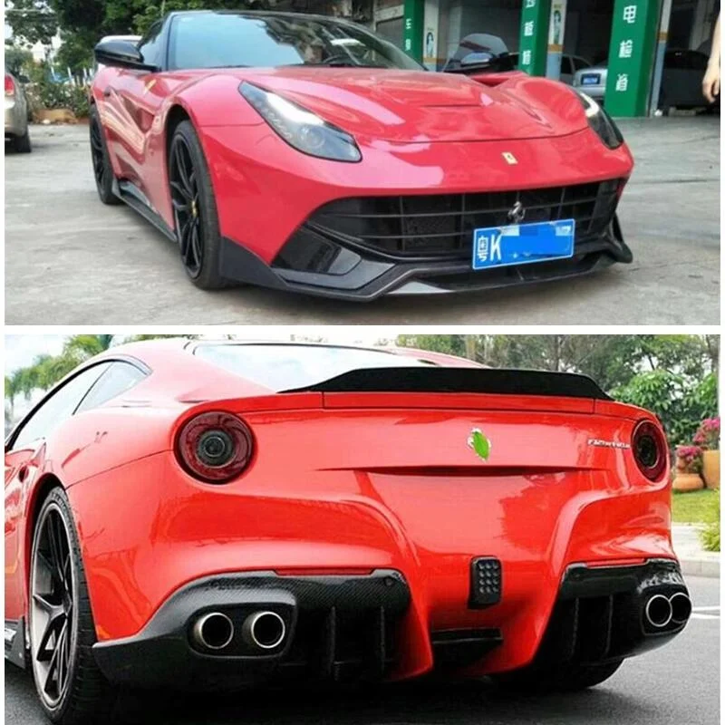 For Ferrari F12 2013-No REAL Carbon Fiber Front Lip Splitters Rear Diffuser Bumper Spoiler High Quality Car Accessories
For Ferrari F12 2013-No REAL Carbon Fiber Front Lip Splitters Rear Diffuser Bumper Spoiler High Quality Car Accessories