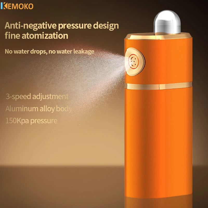

Facial Mister Nano Mini Portable Handy Face Humidifier Red Light Oxygen Injector Daily Makeup Skin Care Hydrating Facial Sprayer