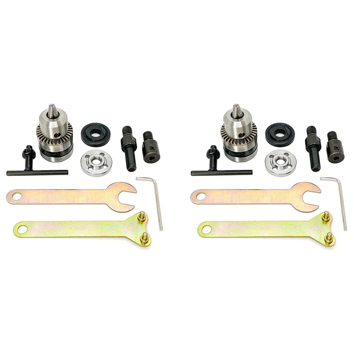 2X Electric Drill Chuck Angle Grinder Wheel Mandrel Adapter Saw Table Electrical Tool Fit for 5mm Shaft 775 795 Motor
2X Electric Drill Chuck Angle Grinder Wheel Mandrel Adapter Saw Table Electrical Tool Fit for 5mm Shaft 775 795 Motor