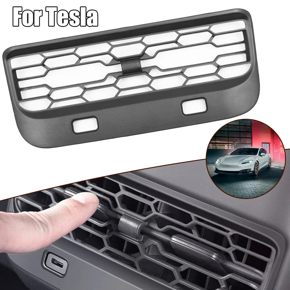 Car Rear Air Conditioning Outlet Protective Cover For Tesla Model 3/Y 2017-2024 Rear Air Conditioning Outlet Protective Cover
Car Rear Air Conditioning Outlet Protective Cover For Tesla Model 3/Y 2017-2024 Rear Air Conditioning Outlet Protective Cover
