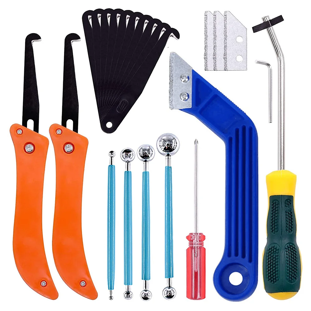 22Pcs Grout Removal Tool Set Contains Grout Saw Knife, Grout Hand Saw with Diamond Surface Blades,Tile Joint Clean Brush
22Pcs Grout Removal Tool Set Contains Grout Saw Knife, Grout Hand Saw with Diamond Surface Blades,Tile Joint Clean Brush