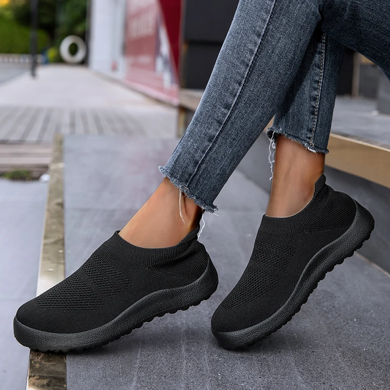 Casual Shoes Women's Sneakers Solid Color Sneakers Women Slip On Sock Ladies Flat Shoes Woman Shoes Woman Vulcanize Shoes
Casual Shoes Women's Sneakers Solid Color Sneakers Women Slip On Sock Ladies Flat Shoes Woman Shoes Woman Vulcanize Shoes