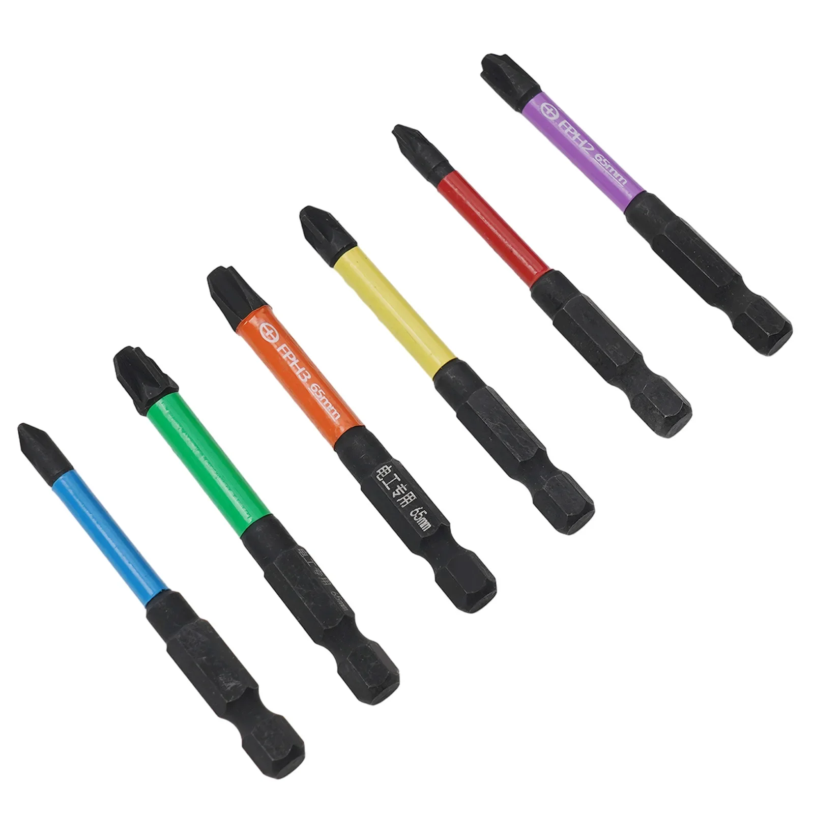 Slotted Cross Screwdriver Bits Rust Proof Set 6pcs Alloy Steel FPH1 FPZ1 FPZ2 For Electrician For Socket Switch
Slotted Cross Screwdriver Bits Rust Proof Set 6pcs Alloy Steel FPH1 FPZ1 FPZ2 For Electrician For Socket Switch