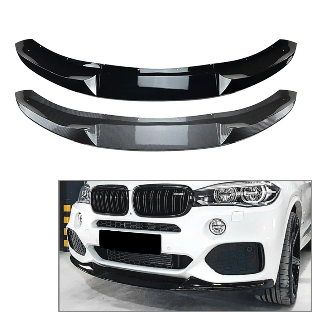 

3Pcs/Set ABS Car Accessories Front Bumper Lower Spoiler Splitter Lip Trim For BMW X5 F15 M Sport 2014 2015 2016 2017 2018