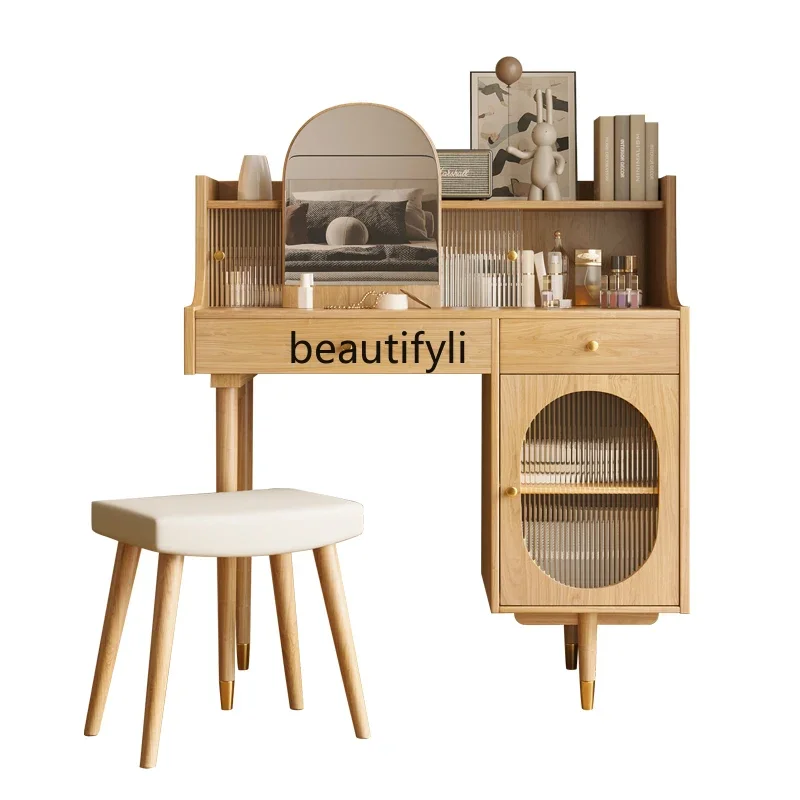 Dressing Table Bedroom Simple Modern 2024 New Small Apartment Storage Chest of Drawers Cosmetic Mirror Makeup Table Integrated
Dressing Table Bedroom Simple Modern 2024 New Small Apartment Storage Chest of Drawers Cosmetic Mirror Makeup Table Integrated