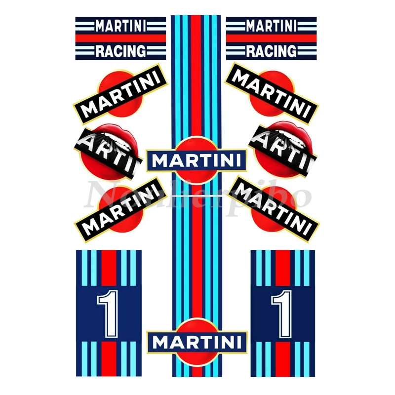 30cm Set Die-cut Martini Racing PVC Stickers Auto Moto Stripes Exterior Vinyl Decal Body Stickers Support Private Customization
30cm Set Die-cut Martini Racing PVC Stickers Auto Moto Stripes Exterior Vinyl Decal Body Stickers Support Private Customization