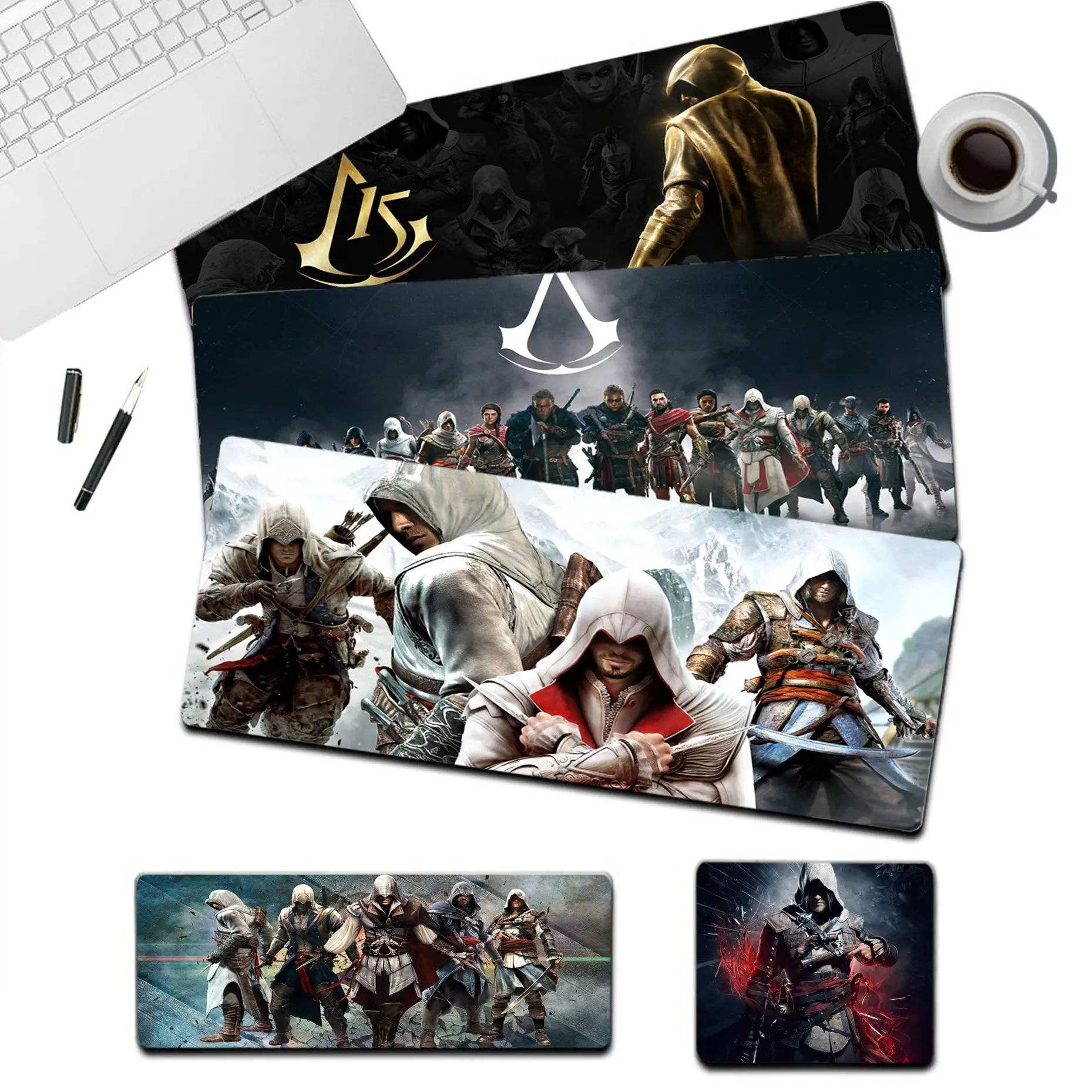 

A-Assassins Game C-creed Mousepad Funny Beautiful Anime Mouse Pad Mat Size For Kawaii Desk Teen Girls For Bedroom