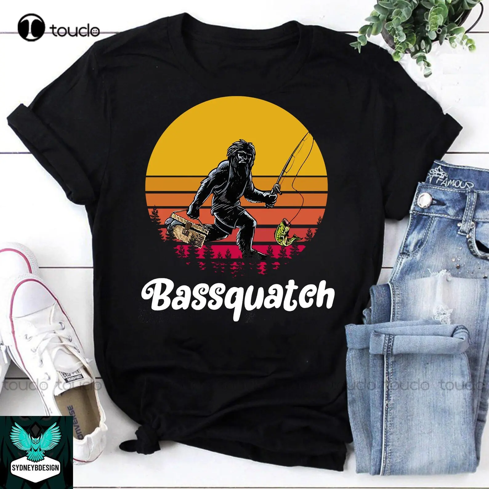 Забавная Винтажная Футболка Bassquatch для рыбалки, рубашка для любителей рыбалки, индивидуальный подарок
Забавная Винтажная Футболка Bassquatch для рыбалки, рубашка для любителей рыбалки, индивидуальный подарок