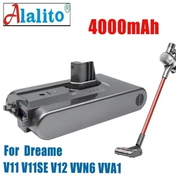

Для беспроводного пылесоса Dreame V11 V11SE V12 VVT1 VVN6 VVA1 4000 мАч