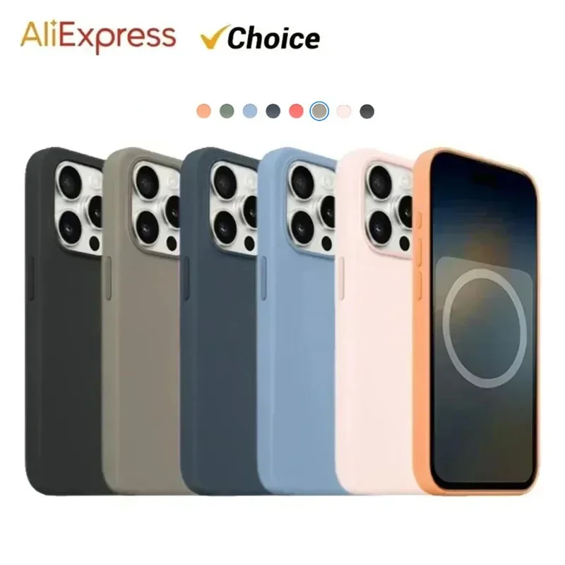 Чехол с логотипом из жидкого силикона для iPhone 15 Pro Max 15 Plus, чехол для Magsafing, Беспроводная зарядка, защита от падения, чехлы с футляром
Чехол с логотипом из жидкого силикона для iPhone 15 Pro Max 15 Plus, чехол для Magsafing, Беспроводная зарядка, защита от падения, чехлы с футляром