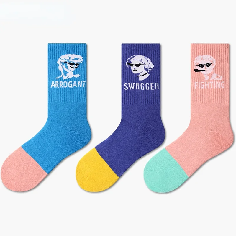 Original socks wholesale, personalized Harajuku style tube socks, boneless head, national tide skateboard socks, on behalf of
Original socks wholesale, personalized Harajuku style tube socks, boneless head, national tide skateboard socks, on behalf of