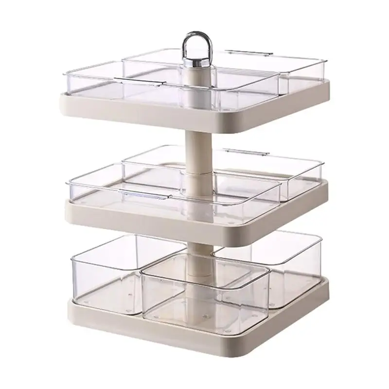 360-degree Rotation Serving Tray Desktop Multi-Layer Seasoning Storage Tray Fruit Plate Hot Pot Side Dishes Removable Dishes
360-degree Rotation Serving Tray Desktop Multi-Layer Seasoning Storage Tray Fruit Plate Hot Pot Side Dishes Removable Dishes