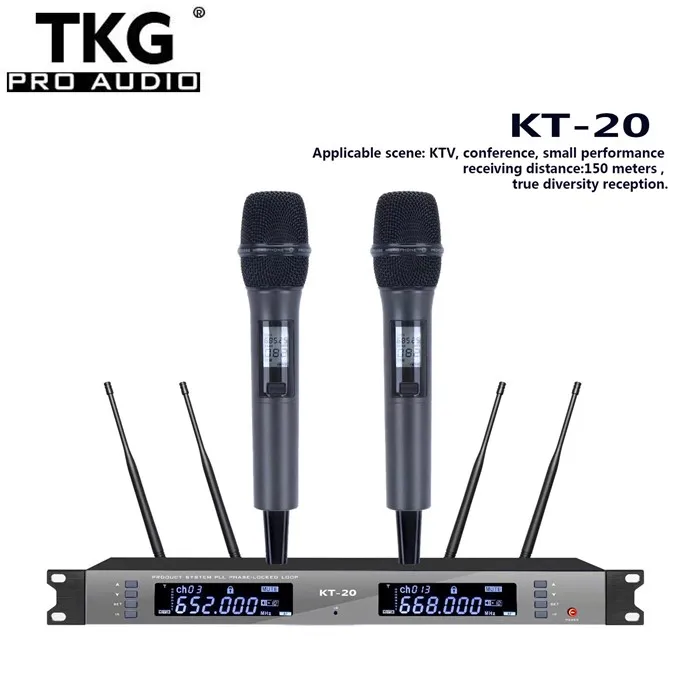 TKG KS-20 handhold headset lavalier wireless microphone system professional wireless microphone for karaoke
TKG KS-20 handhold headset lavalier wireless microphone system professional wireless microphone for karaoke