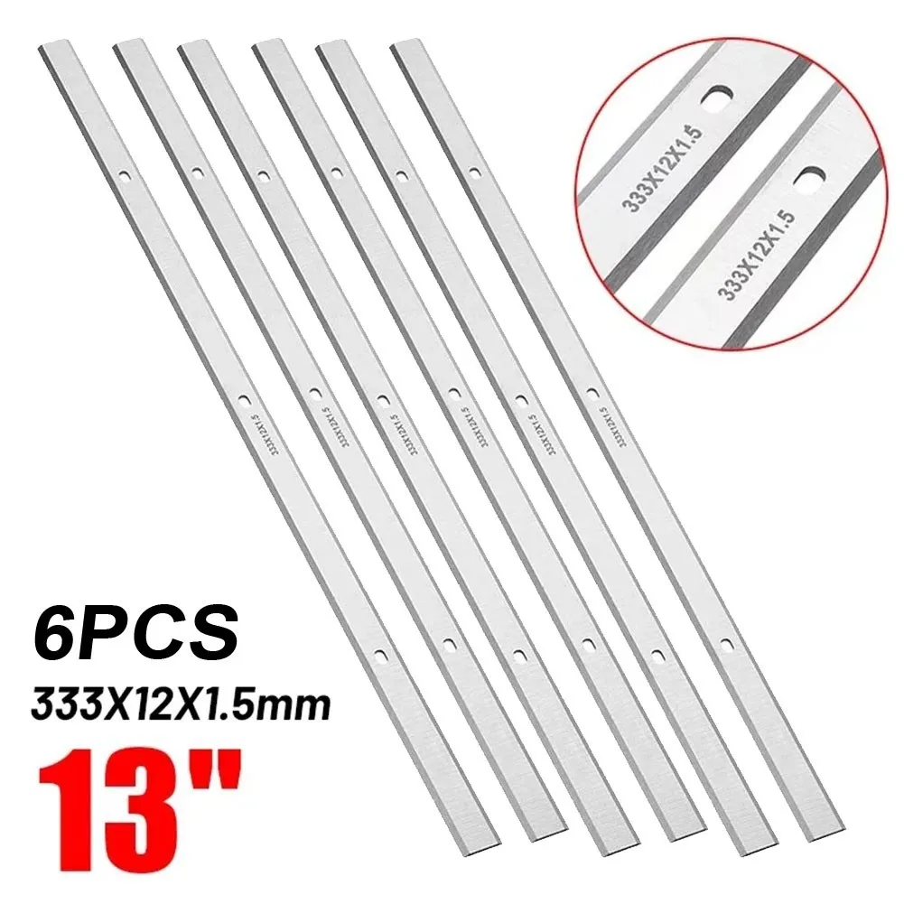 6Pcs 333x12x1.5mm Planing Blade Knives Double Edge Wood Cutting Tool For Metabo DH330 DH316 Planer Woodworking Machiney Parts
6Pcs 333x12x1.5mm Planing Blade Knives Double Edge Wood Cutting Tool For Metabo DH330 DH316 Planer Woodworking Machiney Parts