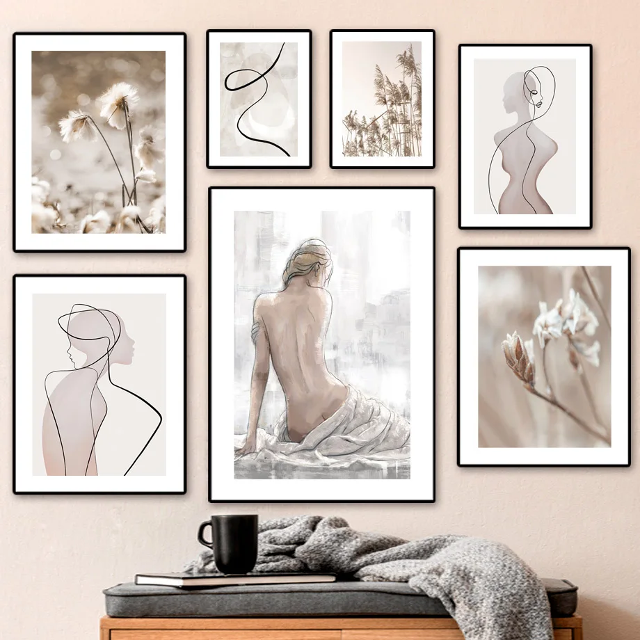 Autumn Reed Flower Nude Woman Abstract Line Figure Wall Art Canvas Painting Posters And Prints Wall Pictures Living Room Decor
Autumn Reed Flower Nude Woman Abstract Line Figure Wall Art Canvas Painting Posters And Prints Wall Pictures Living Room Decor