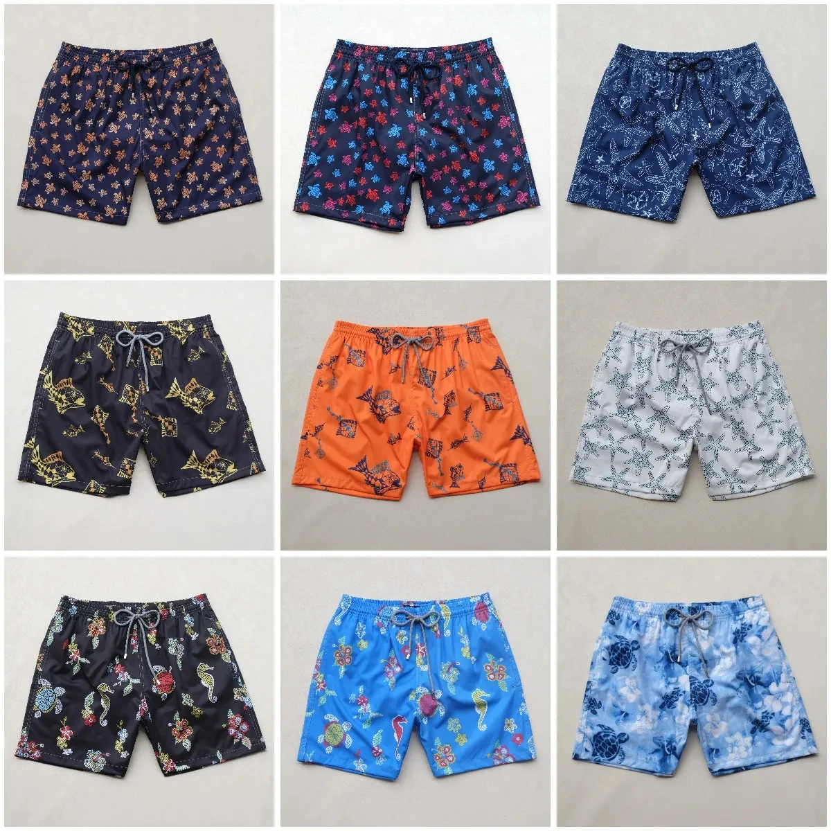 New Men's Turtle Printed Waterproof Bermuda Shorts 4-Way Strech Home Casual Shorts Quik-dry Board Shorts Beach Surf Pants Lined
New Men's Turtle Printed Waterproof Bermuda Shorts 4-Way Strech Home Casual Shorts Quik-dry Board Shorts Beach Surf Pants Lined