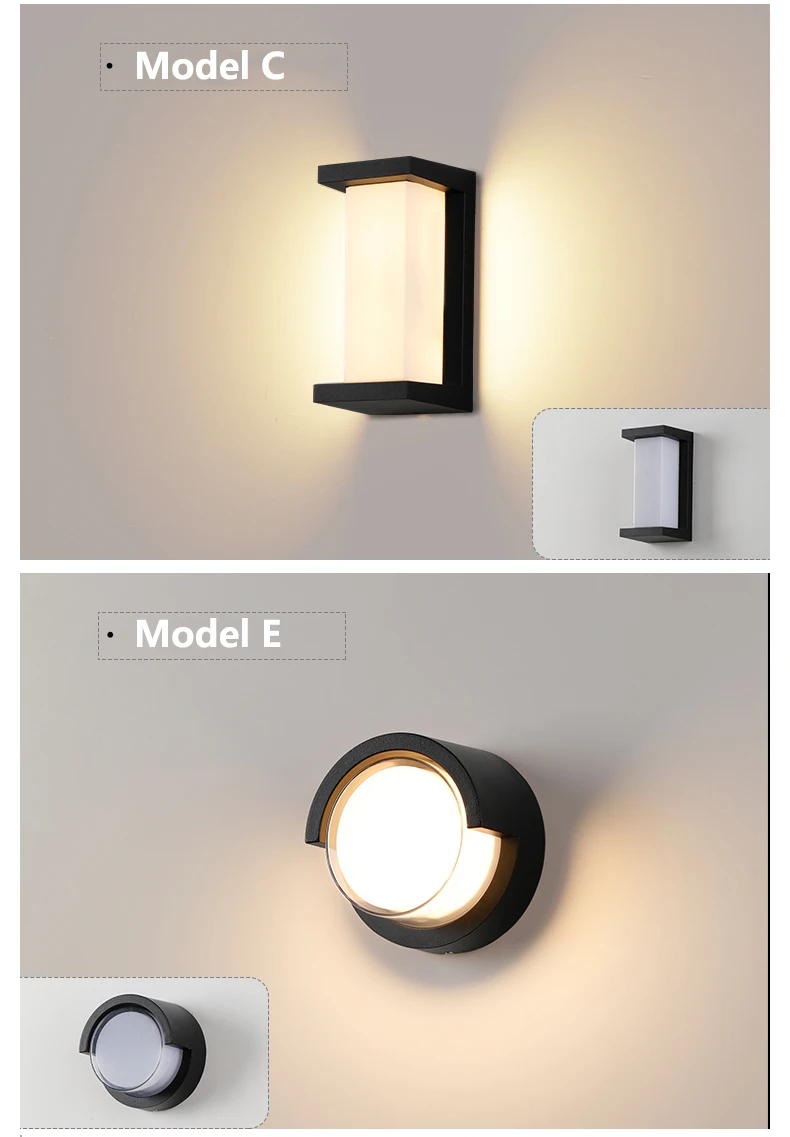 Outdoor LED wall light 18W 30W waterproof
