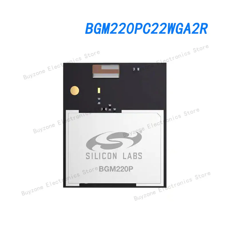 

BGM220PC22WGA2 Wireless bluetooth PCB module, Secure Boot w/Root of Trust and Secure Loader(RTSL), 76.8MHz, 8dB, PL