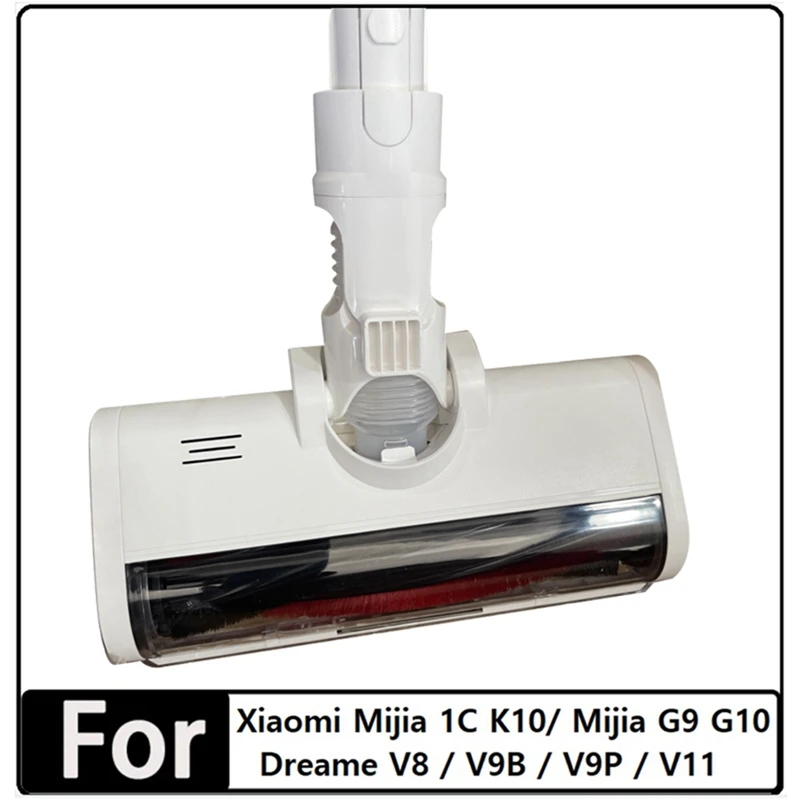 

For Xiaomi K10/G10 Xiaomi 1C/ Dreame V8/V9B/V9P/V11/G9 Vacuum Cleaner Spare Parts Electric Floor Brush Head With LED Light