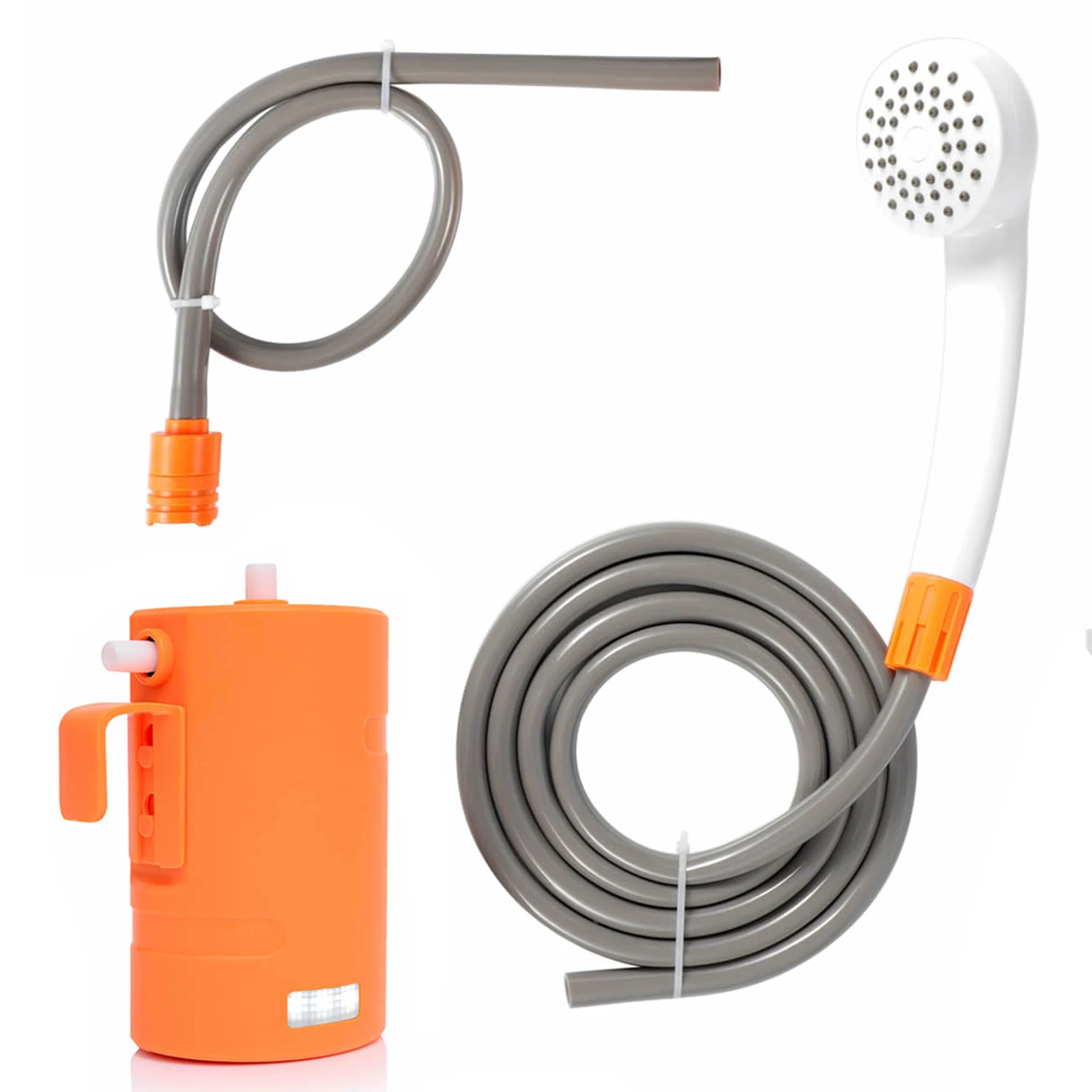 Outdoor Portable Shower Head 4400mAh USB Rechargeable Camping Electric Shower Pump for Hiking Traveling Car Washing Pet Bath
Outdoor Portable Shower Head 4400mAh USB Rechargeable Camping Electric Shower Pump for Hiking Traveling Car Washing Pet Bath