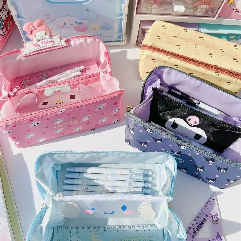 Sanrio аниме большой емкости карандаш фотообои кавайная коричная школьная сумка для карандашей My Melody мультяшная коробка канцелярские принадлежности оптом
Sanrio аниме большой емкости карандаш фотообои кавайная коричная школьная сумка для карандашей My Melody мультяшная коробка канцелярские принадлежности оптом