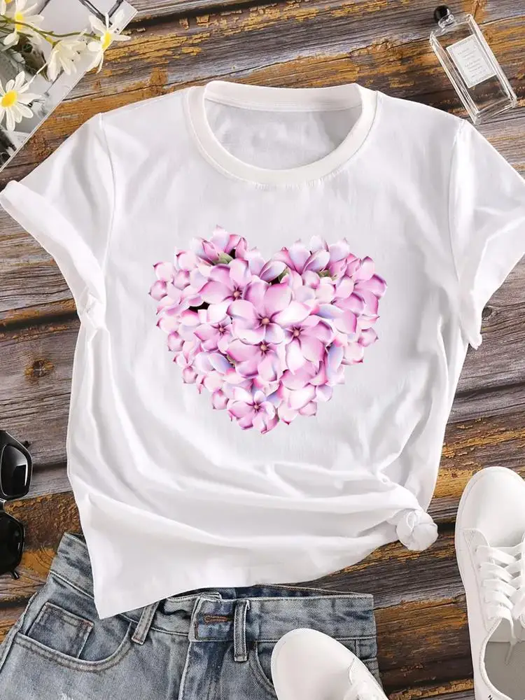 Women Female Ladies Short Sleeve Clothes Print Top Fashion T Shirt Love Heart Style Cute 90s Graphic T-shirt Clothing Tee
Women Female Ladies Short Sleeve Clothes Print Top Fashion T Shirt Love Heart Style Cute 90s Graphic T-shirt Clothing Tee