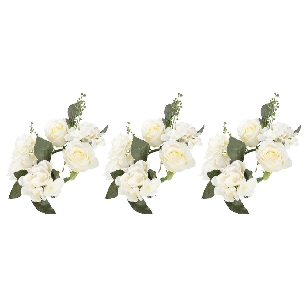 3 Pcs Wedding Decorations Tables Candlestick Garland Rings Pillar Layout Props Flowers Wreath White
3 Pcs Wedding Decorations Tables Candlestick Garland Rings Pillar Layout Props Flowers Wreath White