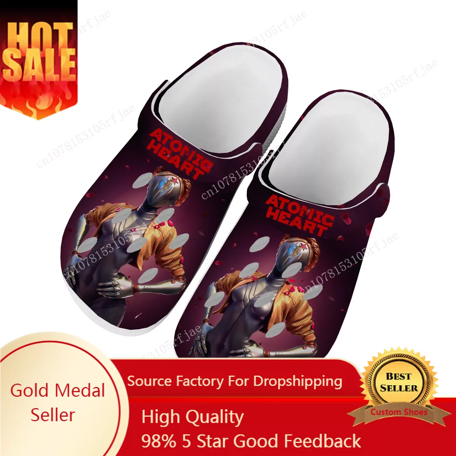 Atomic Heart Home Clogs Cartoon Game Mens Womens Teenager Custom Fashion Built Water Shoes Garden Beach Hole Slippers Sandals
Atomic Heart Home Clogs Cartoon Game Mens Womens Teenager Custom Fashion Built Water Shoes Garden Beach Hole Slippers Sandals