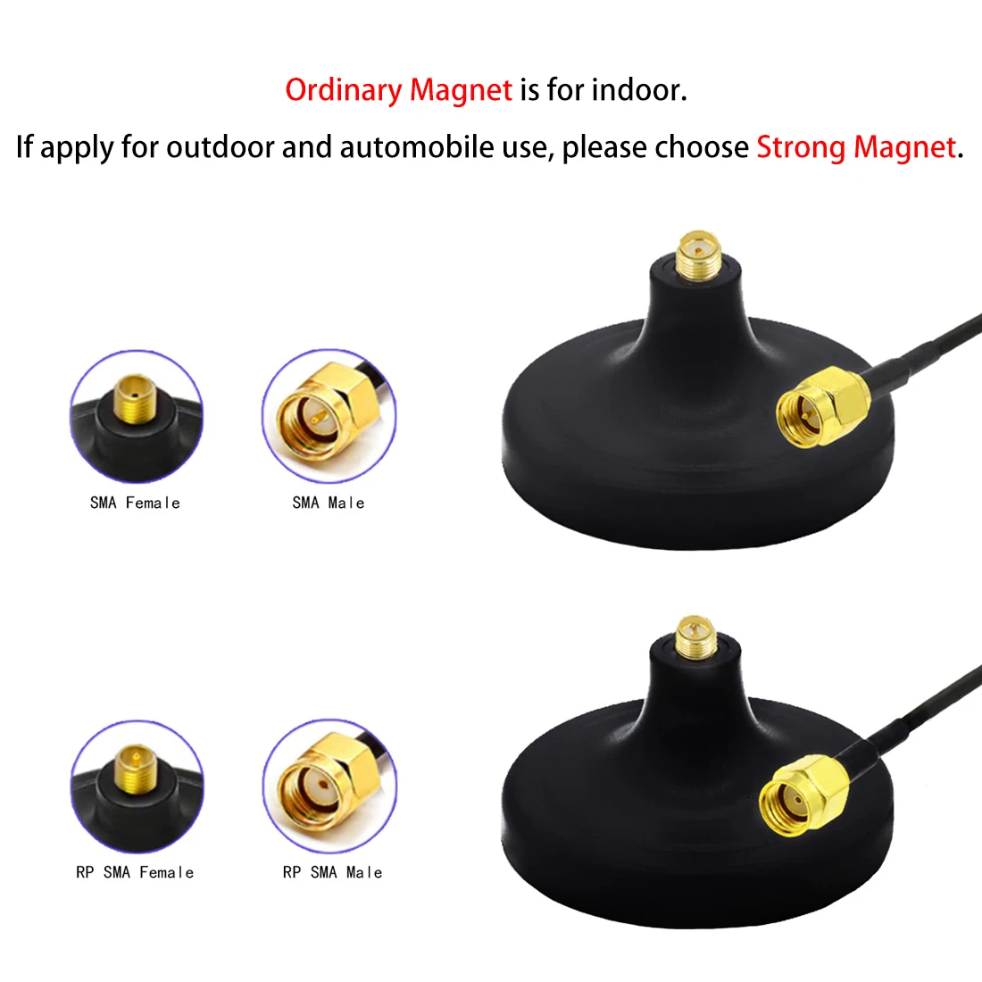 SMA Male to Female 1.5m/3m Extension Cable Base Magnetic Base WiFI Antenna Extension Internet Sgnal Antenna 1pc
SMA Male to Female 1.5m/3m Extension Cable Base Magnetic Base WiFI Antenna Extension Internet Sgnal Antenna 1pc