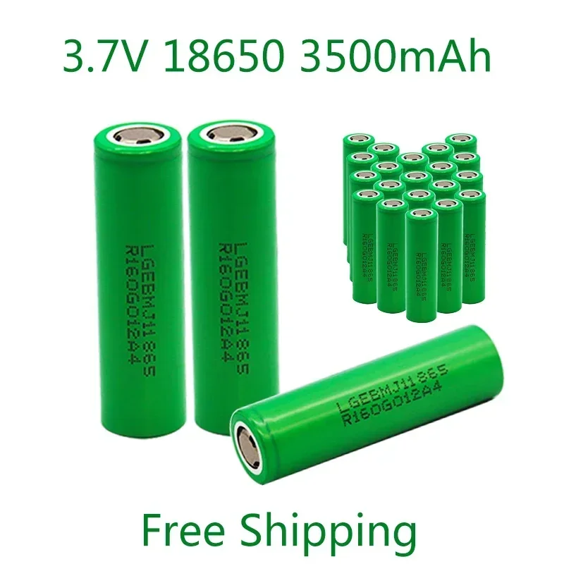 New Original 18650 battery 3.7V 3500mAh 20A 18650 Rechargeable battery high-current For Flashlight batteries for18650 Battery
New Original 18650 battery 3.7V 3500mAh 20A 18650 Rechargeable battery high-current For Flashlight batteries for18650 Battery