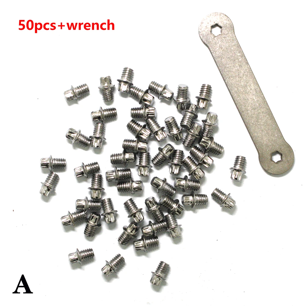 50pcs Bicycle Replacement Pedal Pins Non-Slip With Wrench Bike M4 Pedal Bolts 72x30x17mm Steel Bike Pedal Pins
50pcs Bicycle Replacement Pedal Pins Non-Slip With Wrench Bike M4 Pedal Bolts 72x30x17mm Steel Bike Pedal Pins