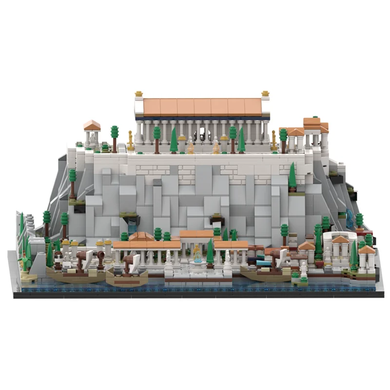MOC Greece Temple Greece Acropolls of Athens Buildings Sets Parthenon Amphitheatre Building Blocks Model Gift for Adults Kids MOC Greece Temple Greece Acropolls of Athens Buildings Sets Parthenon Amphitheatre Building Blocks Model Gift for Adults Kids