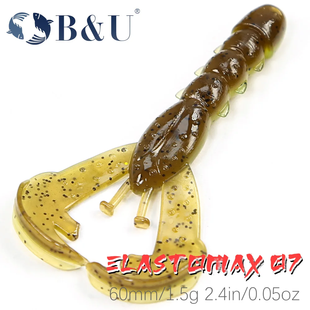 B&U 60mm Floating Craws Lure Diver Twin Tail Grub Finesse Bait Soft Plastics Fishing Lures for Ned Rig, Jig and Buzzbait Trailer
B&U 60mm Floating Craws Lure Diver Twin Tail Grub Finesse Bait Soft Plastics Fishing Lures for Ned Rig, Jig and Buzzbait Trailer