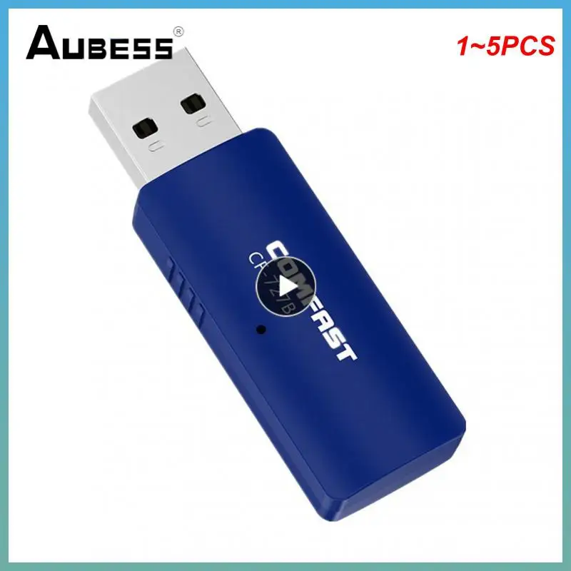 

1~5PCS Wireless USB WiFi Compatible 4.2 Dongle 1300Mbps for PC Desktop Laptop 5GHz +2.4G Network Adapter Card PC