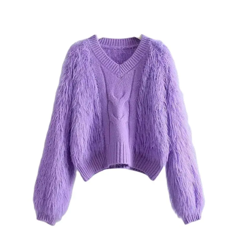 Short Tassel Fried Dough Twist Sweater Women's Autumn Winter New Loose Pullover Long Sleeve Knitting
Short Tassel Fried Dough Twist Sweater Women's Autumn Winter New Loose Pullover Long Sleeve Knitting
