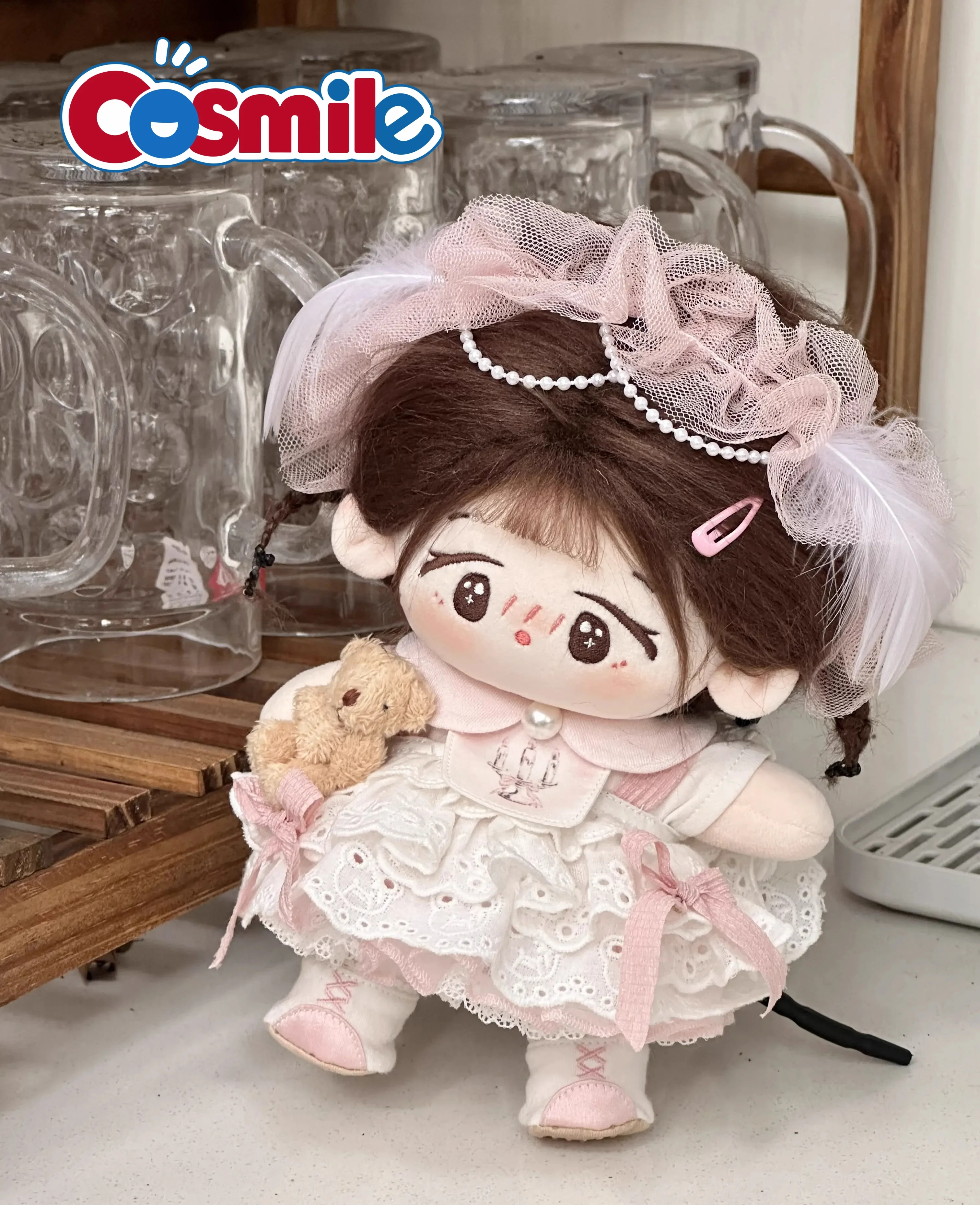 Cosmile Original Lovely Bear and Bow Suit For 20cm Doll Clothes Costume Toy Accessories Anime Cosplay C
Cosmile Original Lovely Bear and Bow Suit For 20cm Doll Clothes Costume Toy Accessories Anime Cosplay C