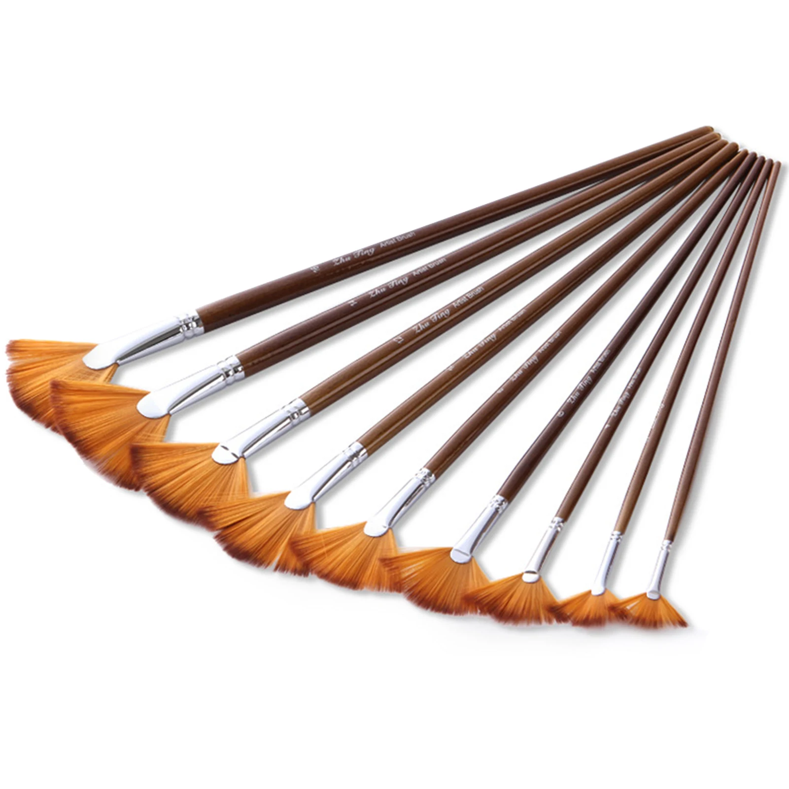 9pcs Art Supplies Fan Watercolor Gouache Artist Nylon Hair Beginner Professional Acrylic Oil Adults Kids Paint Brush Set Drawing
9pcs Art Supplies Fan Watercolor Gouache Artist Nylon Hair Beginner Professional Acrylic Oil Adults Kids Paint Brush Set Drawing