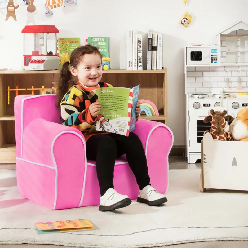 Upholstered Kids Sofa with Velvet Fabric and High Quality Sponge Multicolor Child Couch Living Room Furniture
Upholstered Kids Sofa with Velvet Fabric and High Quality Sponge Multicolor Child Couch Living Room Furniture
