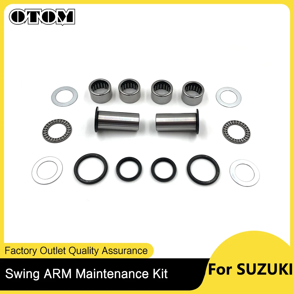 OTOM For SUZUKI RM125 RM250 RMZ250 RMZ450 Motorcycle Accessories Swing ARM Needle Roller Thrust Bearing Oil Seal Bushing Kit
OTOM For SUZUKI RM125 RM250 RMZ250 RMZ450 Motorcycle Accessories Swing ARM Needle Roller Thrust Bearing Oil Seal Bushing Kit