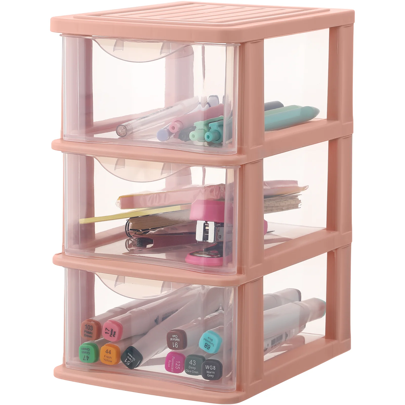 

Shelf Storage Box Drawer Organizers Desktop with Drawers Locker Plastic Pp Small Office
