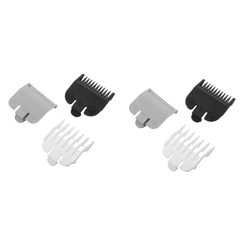 6 Pieces Of Universal Hair Clipper Limit Comb Limit Comb Haircut Tools Electric Clipper Caliper 1.5Mm / 3Mm / 4.5Mm
6 Pieces Of Universal Hair Clipper Limit Comb Limit Comb Haircut Tools Electric Clipper Caliper 1.5Mm / 3Mm / 4.5Mm